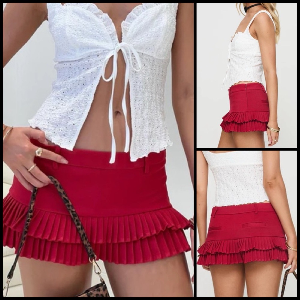 LIONESS, double ruffle skort!!